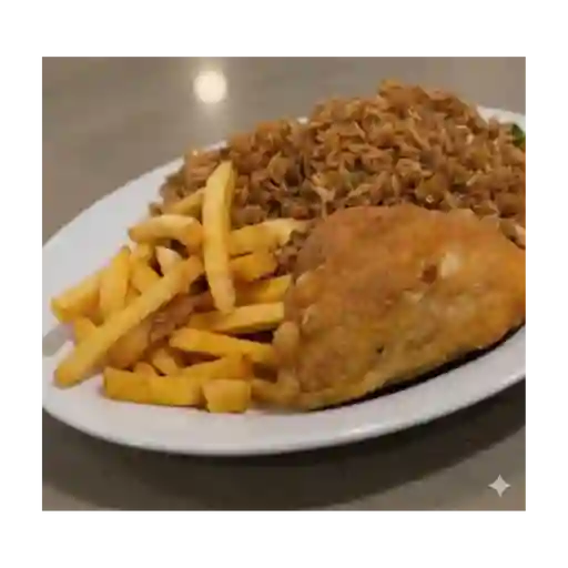 Arroz personal chino mas papas