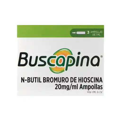 Buscapina Solución Inyectable (20 mg)