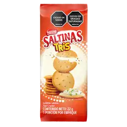 Galletas de sal SALTINAS TRIS tipo cracker x 22g