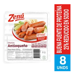 Zenú Chorizo Antioqueño x 8 Unidades