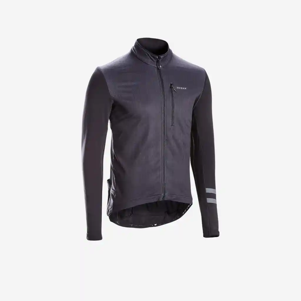 Jersey Ciclismo Ruta Hombre Triban Rc500 Negro