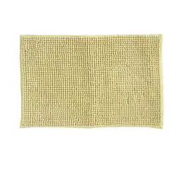 Piso Baño Shaggy 40x60 Cm Amarillo