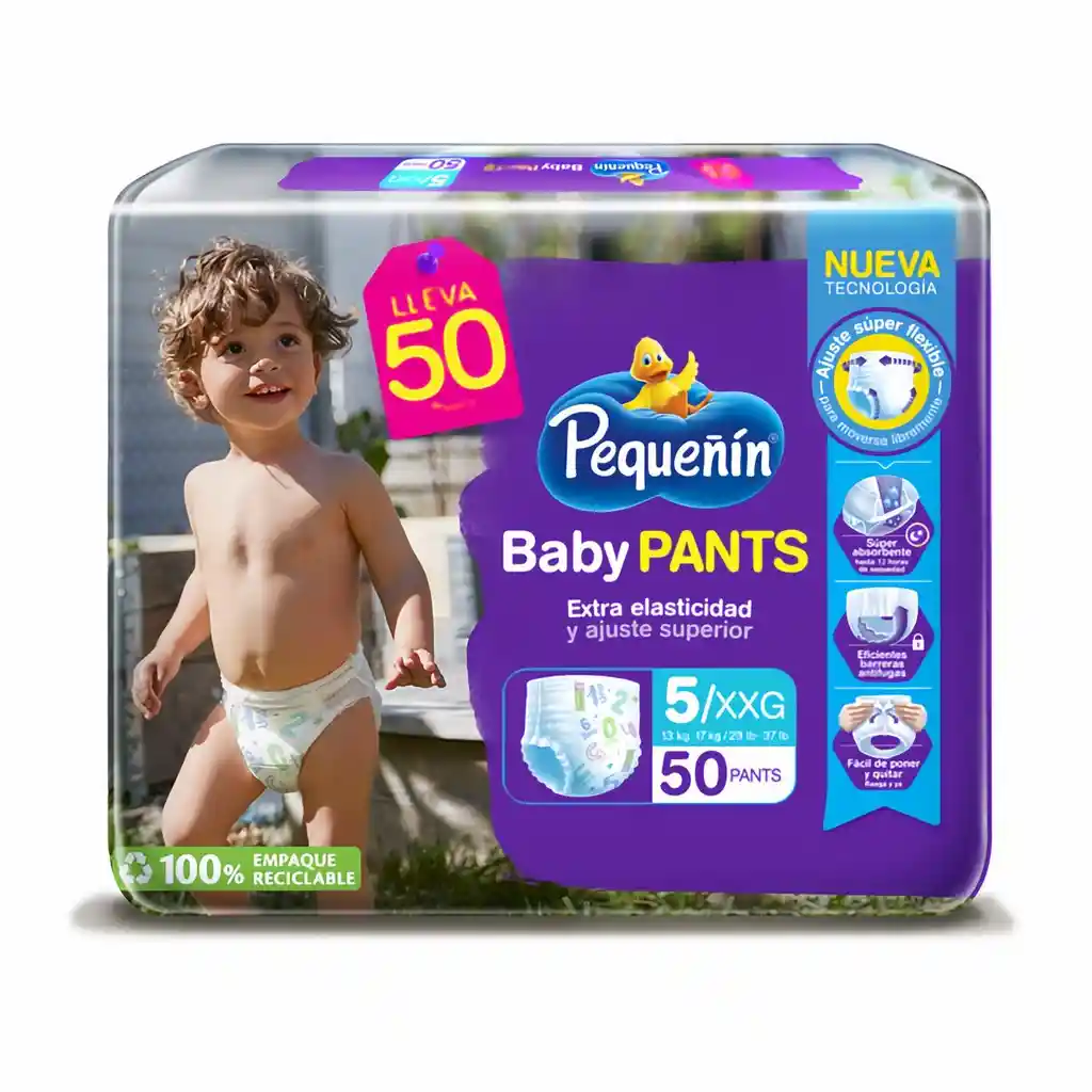 Pequeñin Pañal Baby Pants Etapa 5