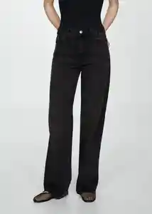 Jean Denver Tejano Negro Talla 38 Mujer Mango