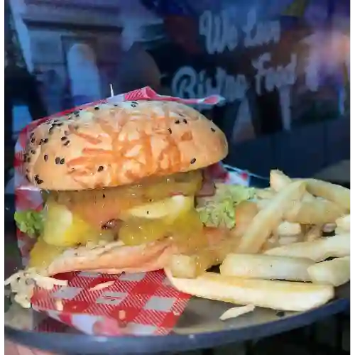 Hamburguesa Hawaiana