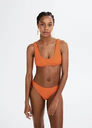 Braga Solene Naranja Talla L Mujer Mango