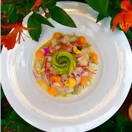 Ceviche en Leche de Tigre de Lulo (Mixto)