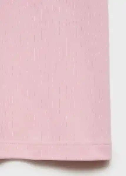 Camiseta Rita Rosa Light Talla S Mujer Mango
