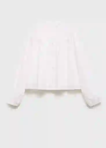 Blusa Pilar Off White Talla 08 Niñas Mango