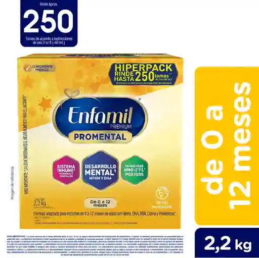 Enfamil Fórmula Infantil Promental Etapa 1 2200 g
