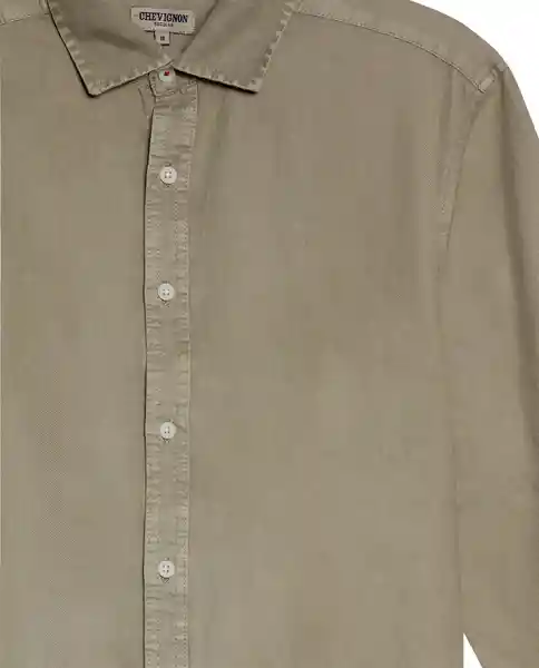 Camisa Spead Neck Verde Aplomado Claro Talla XL Chevignon