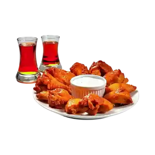 Combo Alitas Al Carbón