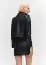 Chaqueta Fest Negro Talla XS Mujer Mango