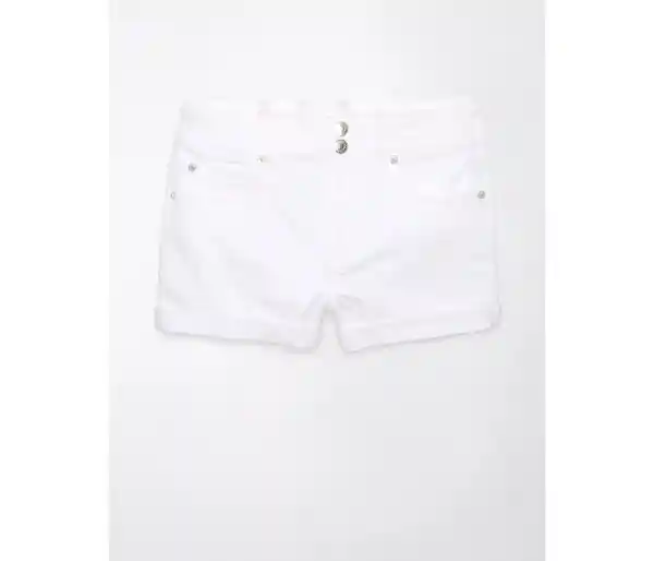 Short Mujer Blanco Talla 6 American Eagle