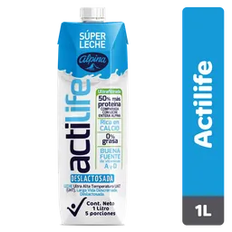 Actilife Leche Deslactosada Alpina