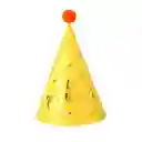 Miniso Sombrero de Fiesta de Cumpleaños Cara Feliz Amarillo