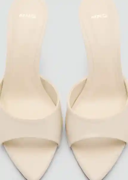 Sandalias Pepyw Blanco Talla 37 Mujer Mango