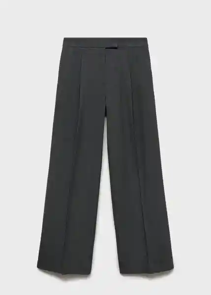 Pantalón Avola Gris Talla 42 Mujer Mango