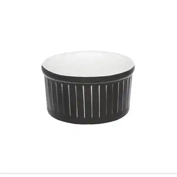 Oxford Recipiente Ramekin Negro Blanco 100 mL