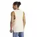 Adidas Camiseta D4t Tank Hombre Beige M IS3825