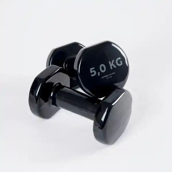 Domyos Mancuerna Negro 5 Kg