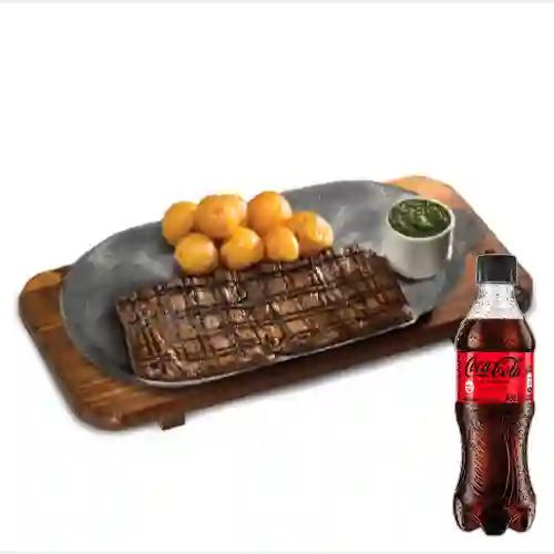 Combo Carne Mis + Coca Cola Sin Azúcar 400 ml