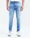 Jean Slim Fit-Famous Azul Cristalino Claro 32/32 Chevignon