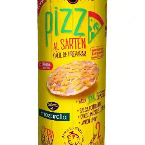 Pizza Al Sartén Hawaiana