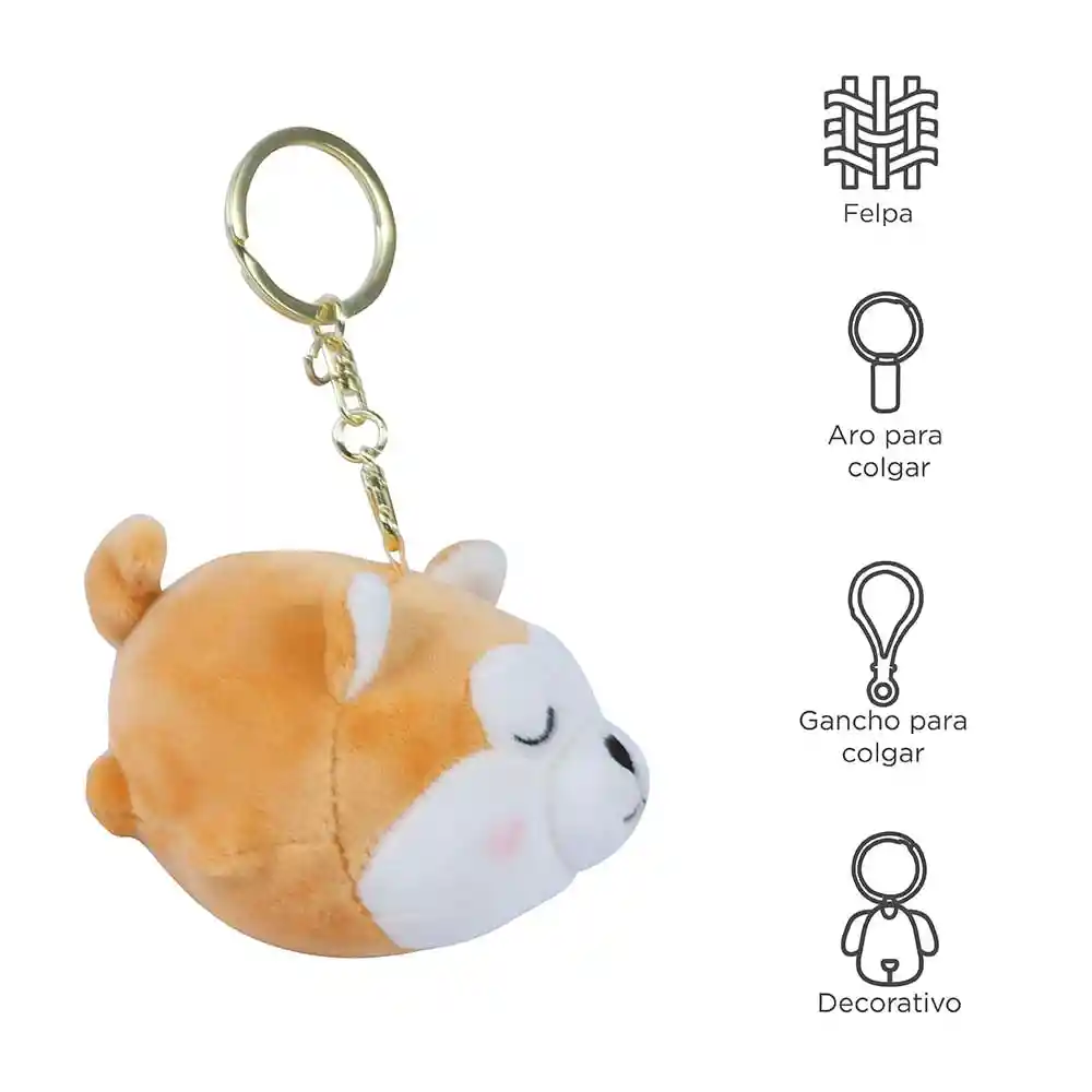 Llavero Decoración Anti Estrés Animal Series de Shiba Inu Miniso