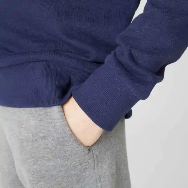 Domyos Saco Cuello Redondo Cálido Niño Azul Oscuro Talla 8-9 A