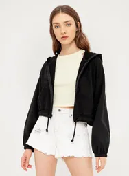 Buzo Abierto Mujer M - Negro 799