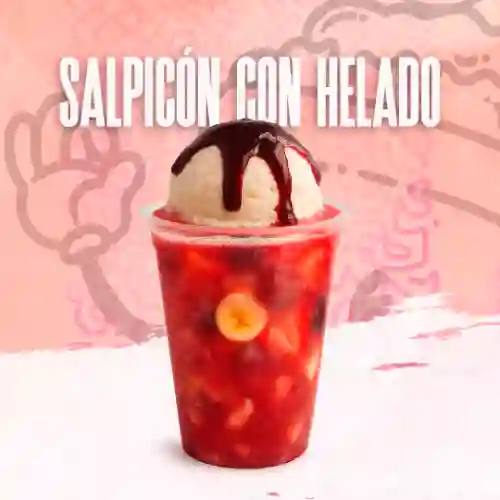 Salpicón con Helado
