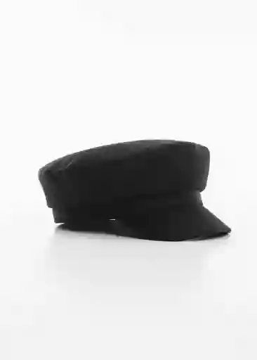 Gorra Nel1 Negro Talla M Mujer Mango