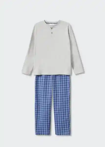 Pijama Pack Travis Gris Medio Vigore Talla 06 Niños Mango