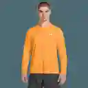 Under Armour Camiseta Streaker Long Sleeve Hombre Naranja XL