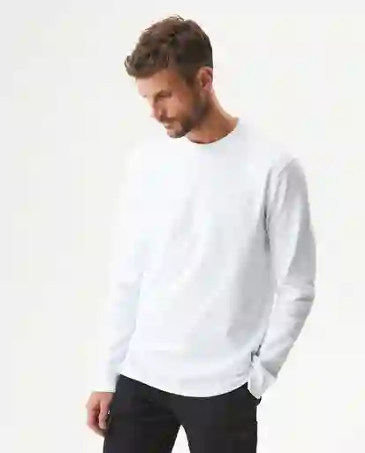 Camiseta Manga Larga Long Sleeve Blanco 0 Claro M Chevignon