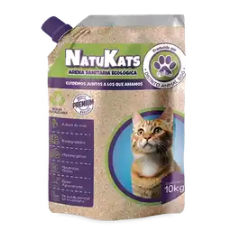 Natukats Arena de Maíz Gatos Lavanda