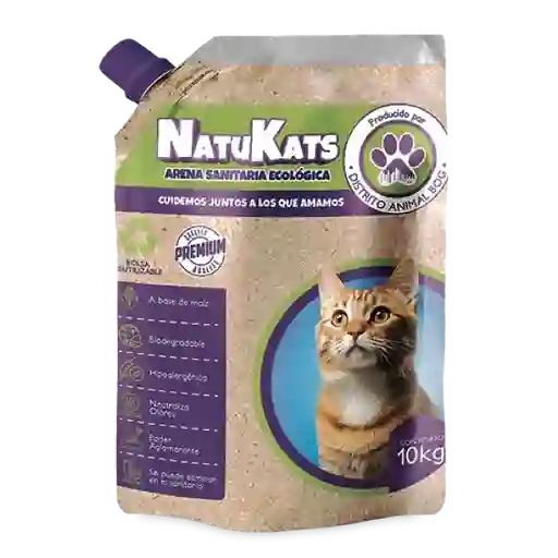 Natukats Arena de Maíz Gatos Lavanda