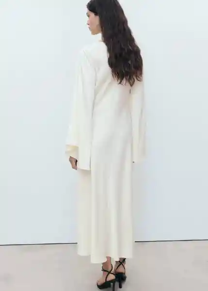 Vestido Maria-A Offwhite Talla XS Mujer Mango