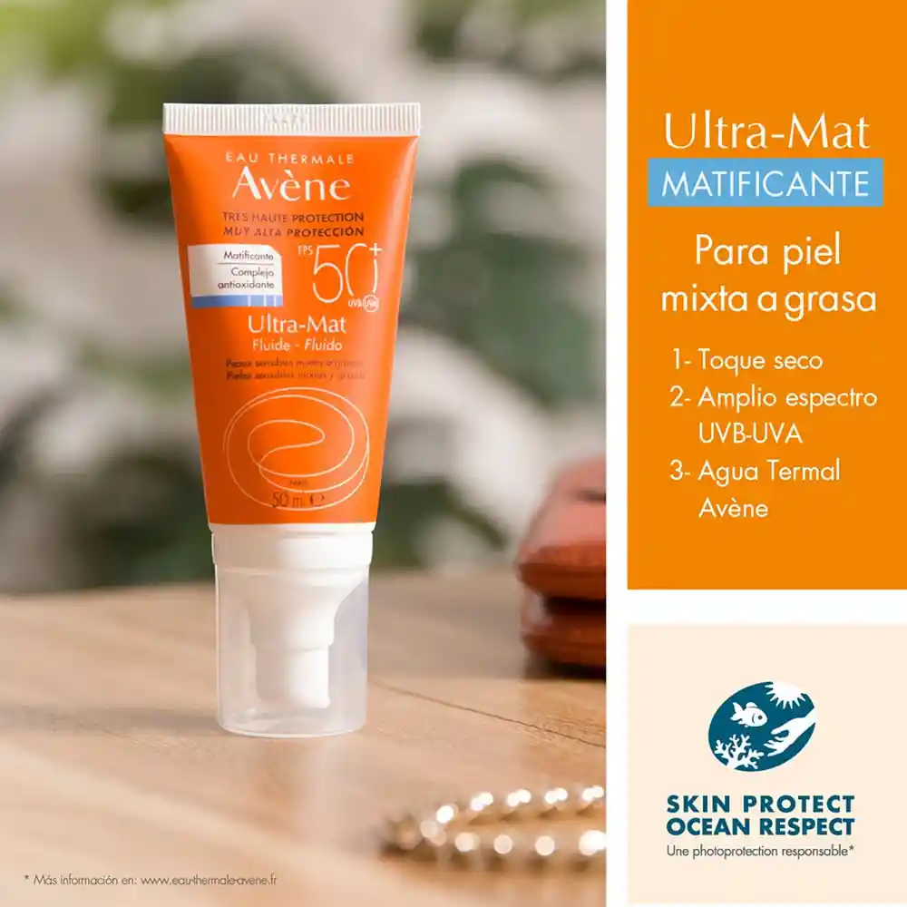 Avene Protector Solar Ultra-Mat Fluido SPF50+