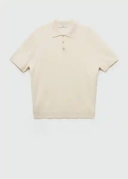 Polo Galaxia Offwhite Talla L Hombre Mango