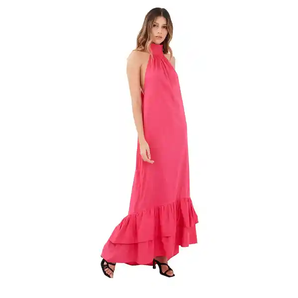 Vestido Largo Brett Fucsia Talla L