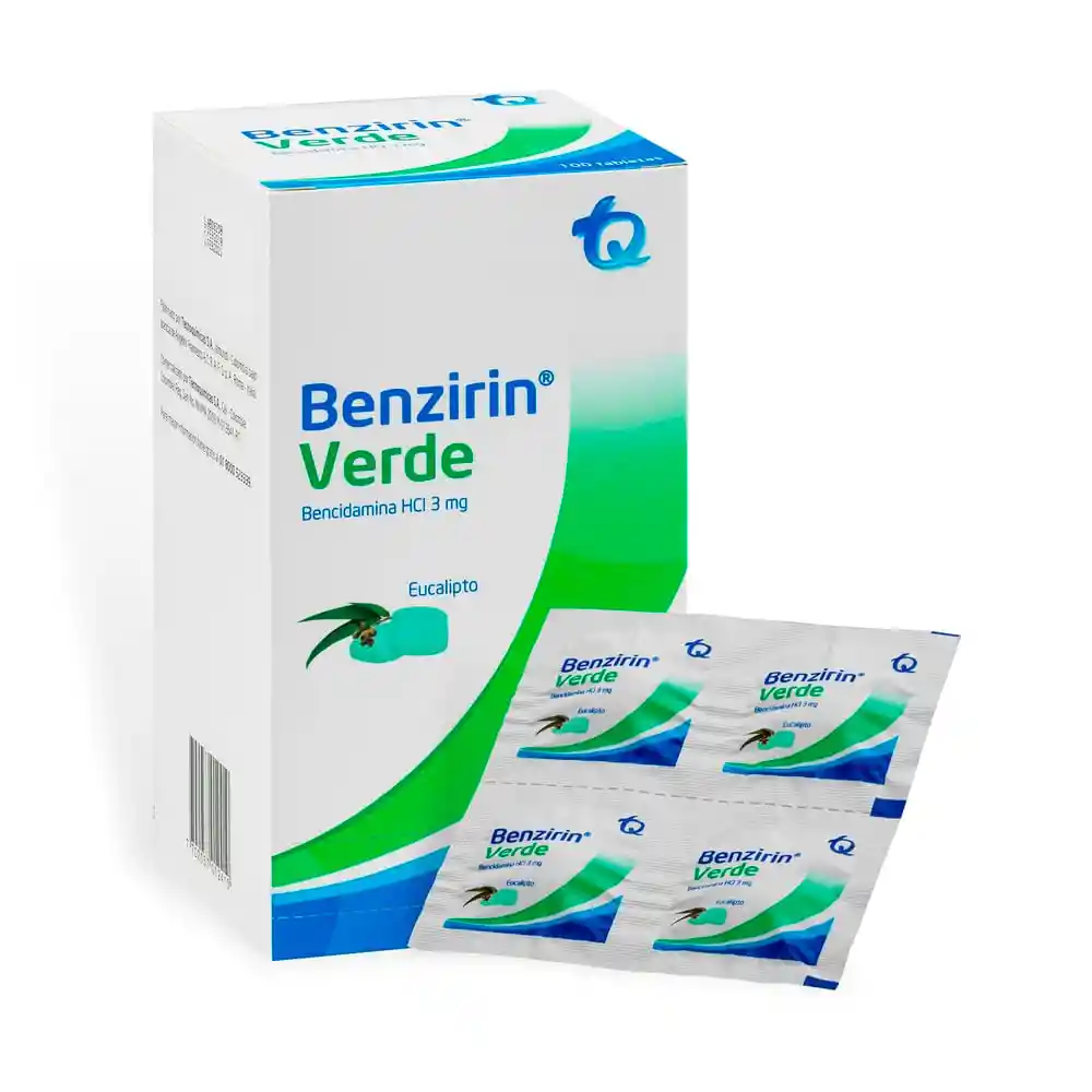 Benzirin Verde (3 mg)