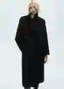 Abrigo Eye Negro Talla S Mujer Mango