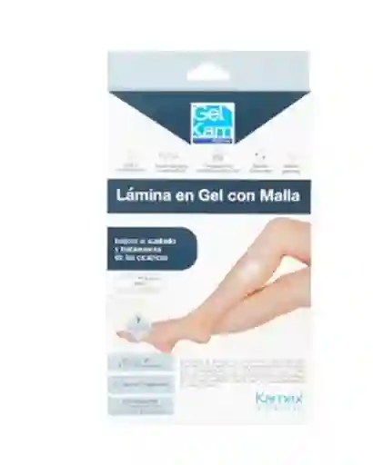 Gelkam Lamina Gel Cristal Con Malla Nti