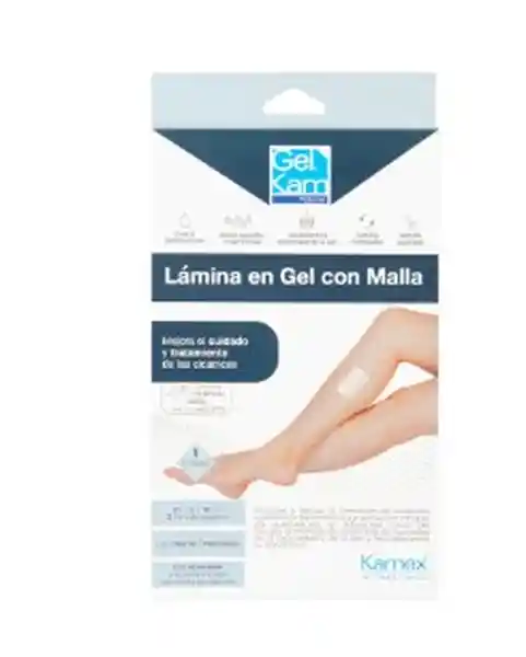 Gelkam Lamina Gel Cristal Con Malla Nti