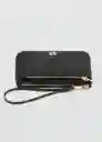 Monedero G Nil Negro Talla 99 Mujer Mango