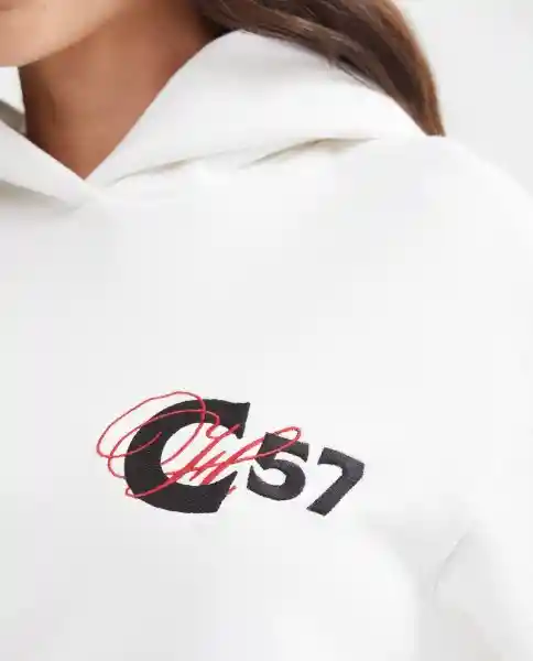 Buzo Hoodie Smart Crudo Pristino Claro Talla M Chevignon