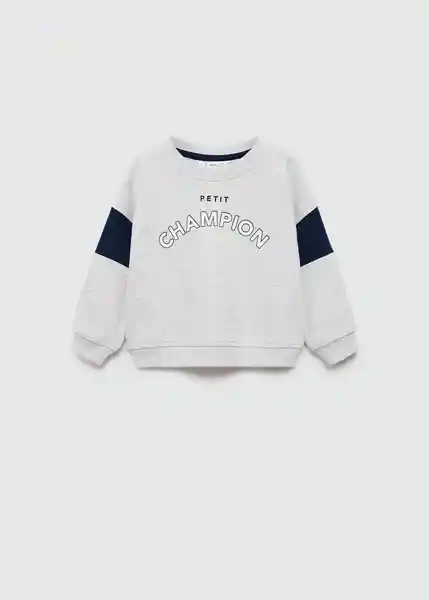 Sudadera Champion Gris Medio Vigore Talla 71 Niños Mango