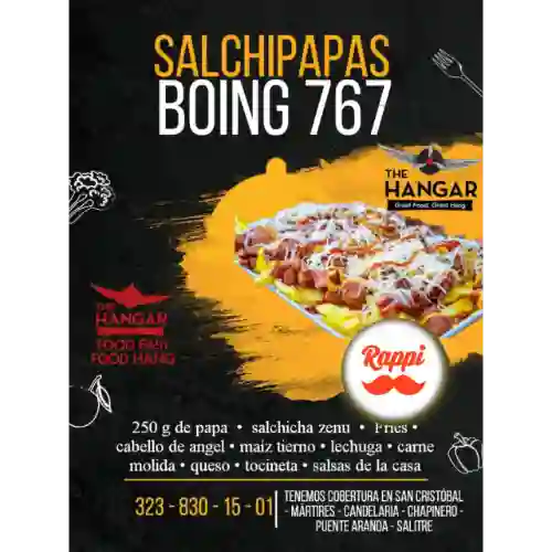 Salchipapa Boing 767